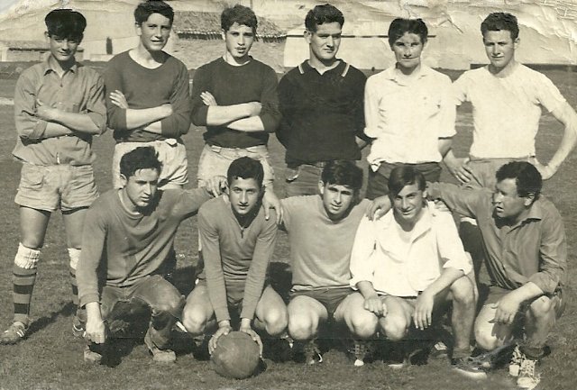 Foto de un equipo de fútbol de Mayorga en 1962