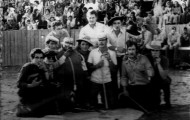 Foto de los integrantes de la Peña el Silencio de Mayorga en 1975