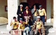 Foto de los integrantes de la Peña el Ruedo de Mayorga en 1980
