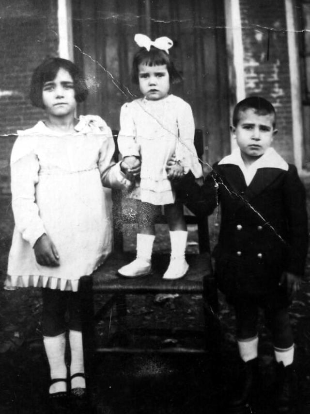 Foto de la familia Saludes de Mayorga 1935