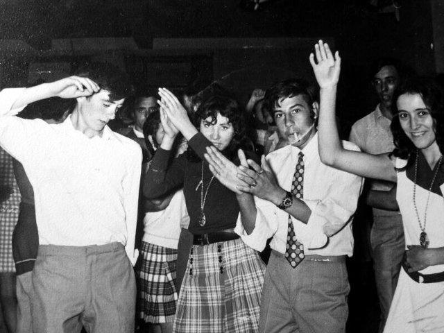Foto en el baile de Mayorga 1972