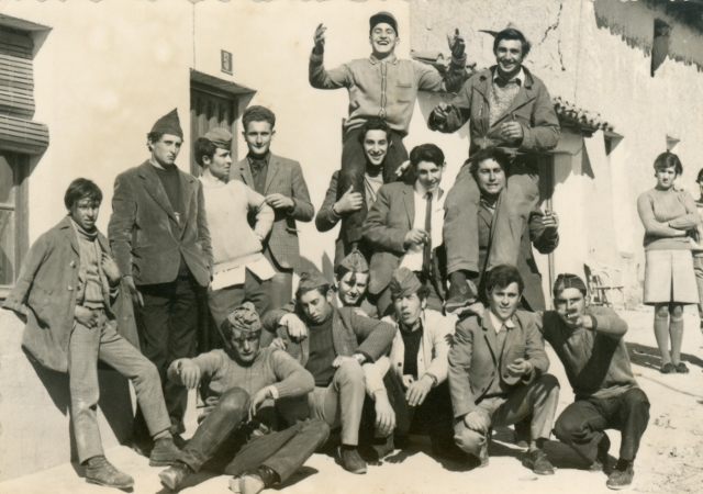 Foto de los quintos de Mayorga de 1968