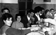 Foto de la comida de Quintos 1964 Mayorga