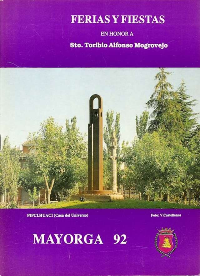 Portada programa Fiestas Mayorga 1992