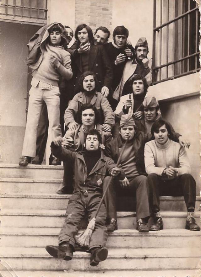 Foto de los quintos de 1973 de Mayorga