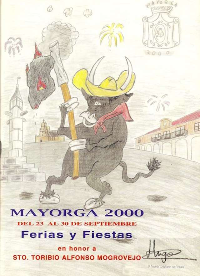 Portada programa fiestas Mayorga 2000