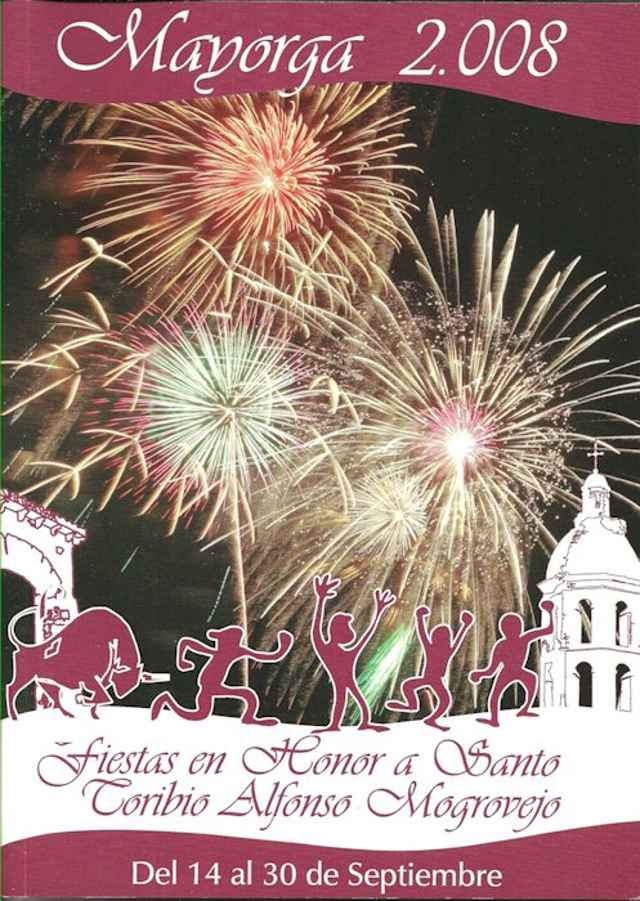 Portada programa fiestas Mayorga 2008