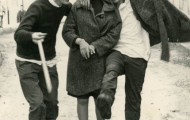 Quintos en una calle de Mayorga 1966