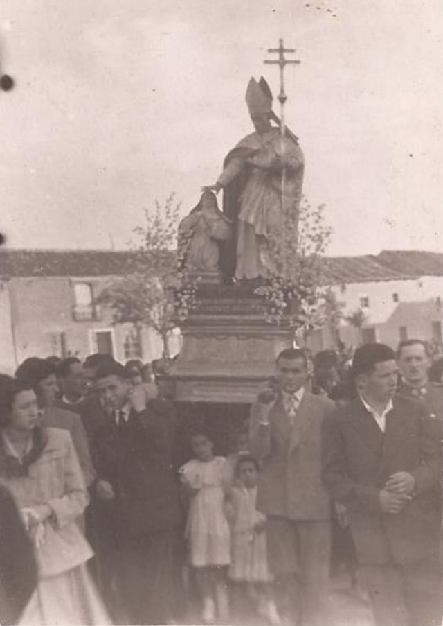 Foto en la Procesion Santo Toribio Mayorga 1950