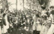 Jóvenes de Merienda en Castilleja 1960