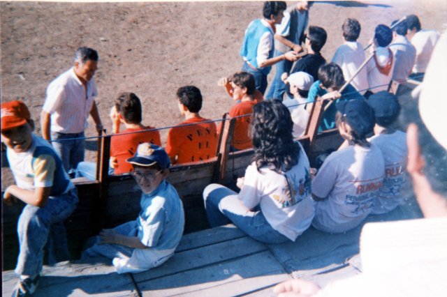 Foto en la Plaza toros Mayorga 1990
