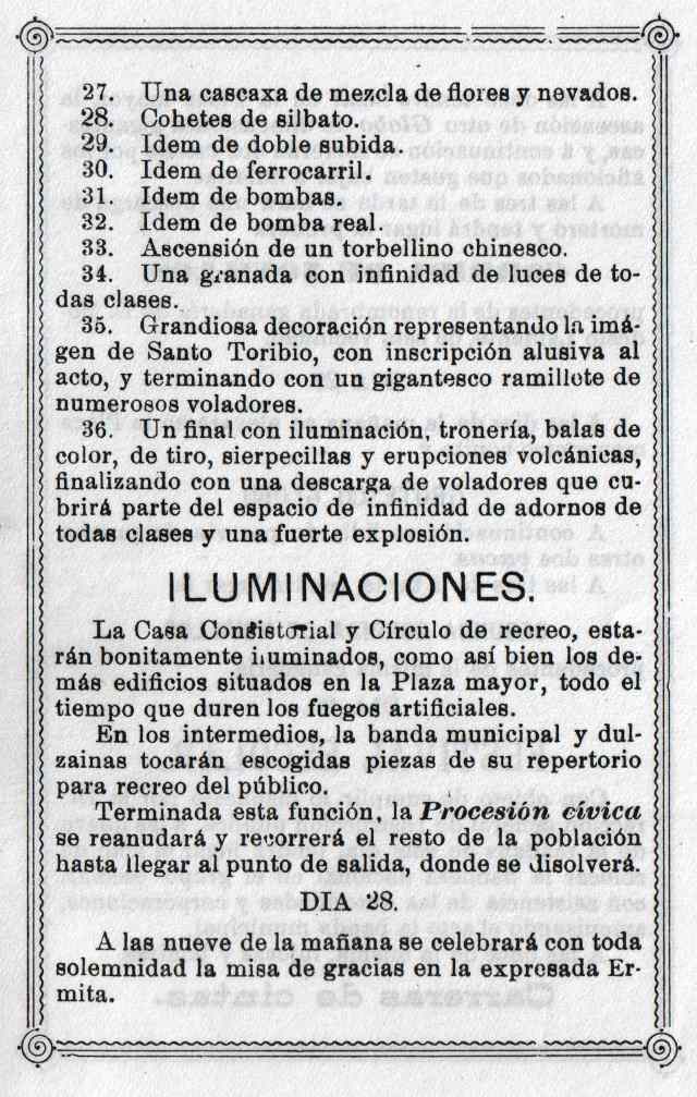 Programa Fiestas Mayorga 1984 05