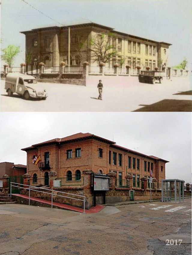 Comparativa colegio de Mayorga antes y en 2017