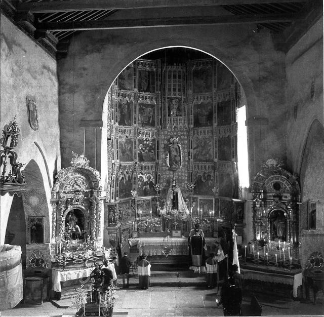 Iglesia de Arbas de Mayorga en la celebración de San Roque