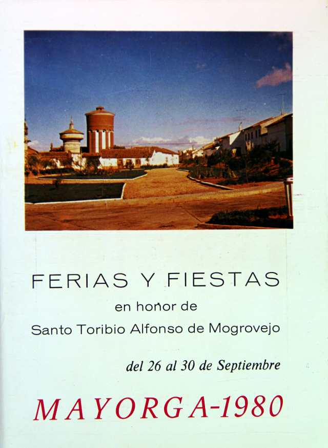 Programa Fiestas Mayorga 1980