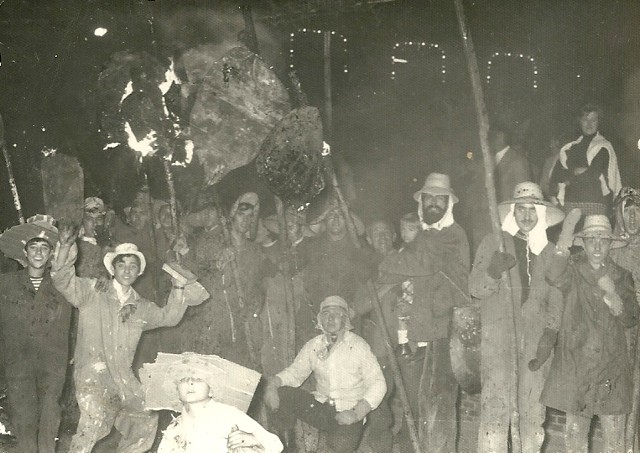 Grupo en el Vítor de Mayorga 1973