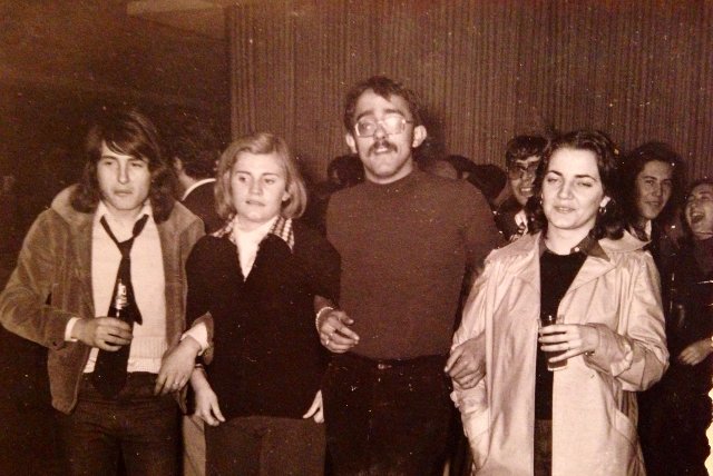 Foto de Amigos en Mayorga 1977