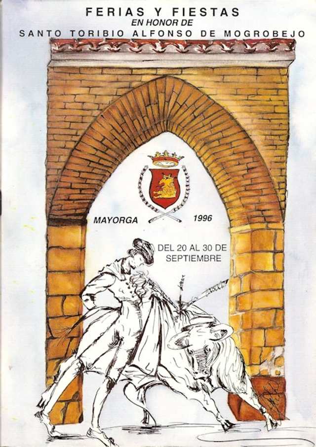 Foto de la Portada programa fiestas Mayorga 1996