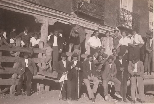 Foto de las fiestas de Mayorga en 1944