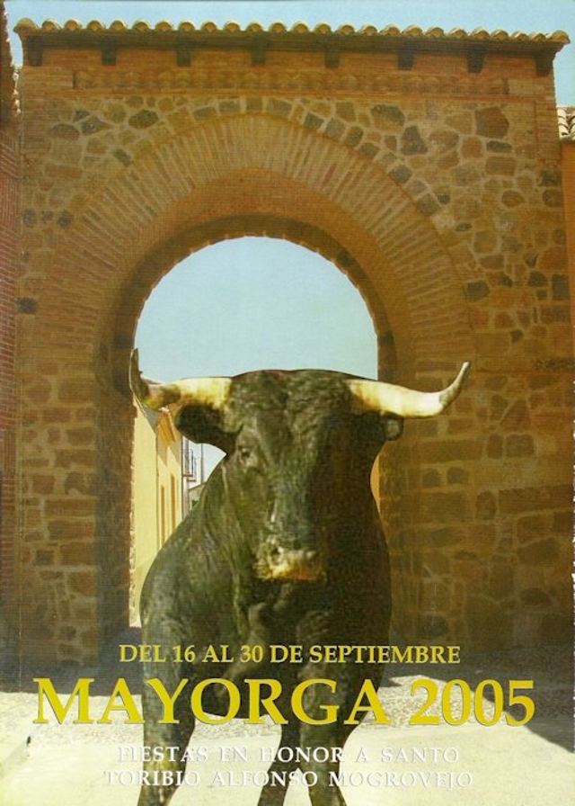Portada programa fiestas Mayorga 2005