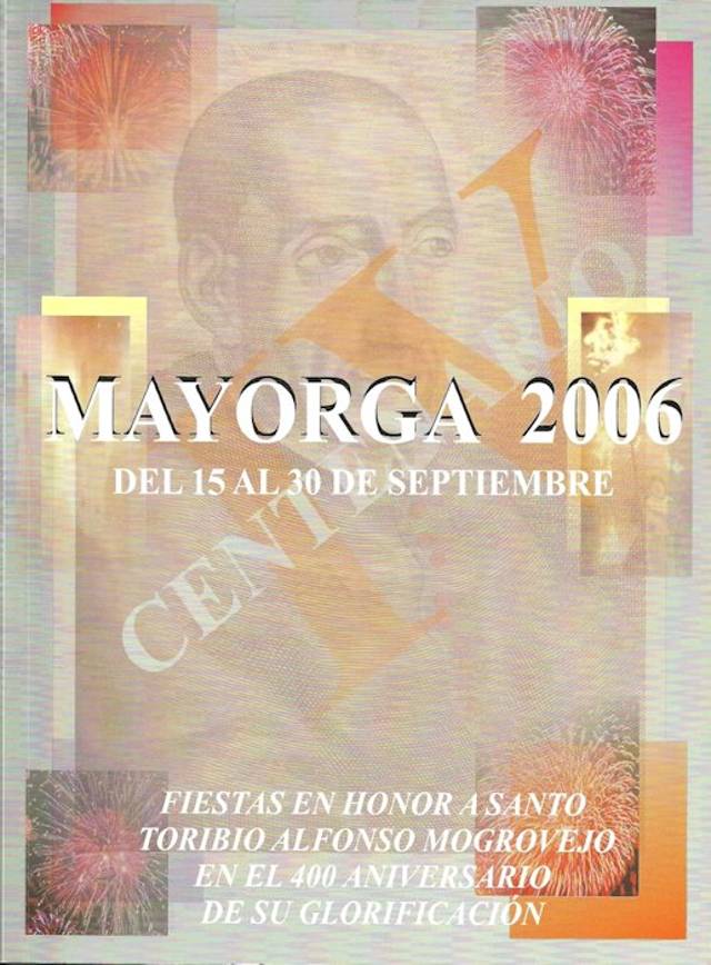 Portada programa fiestas Mayorga 2006